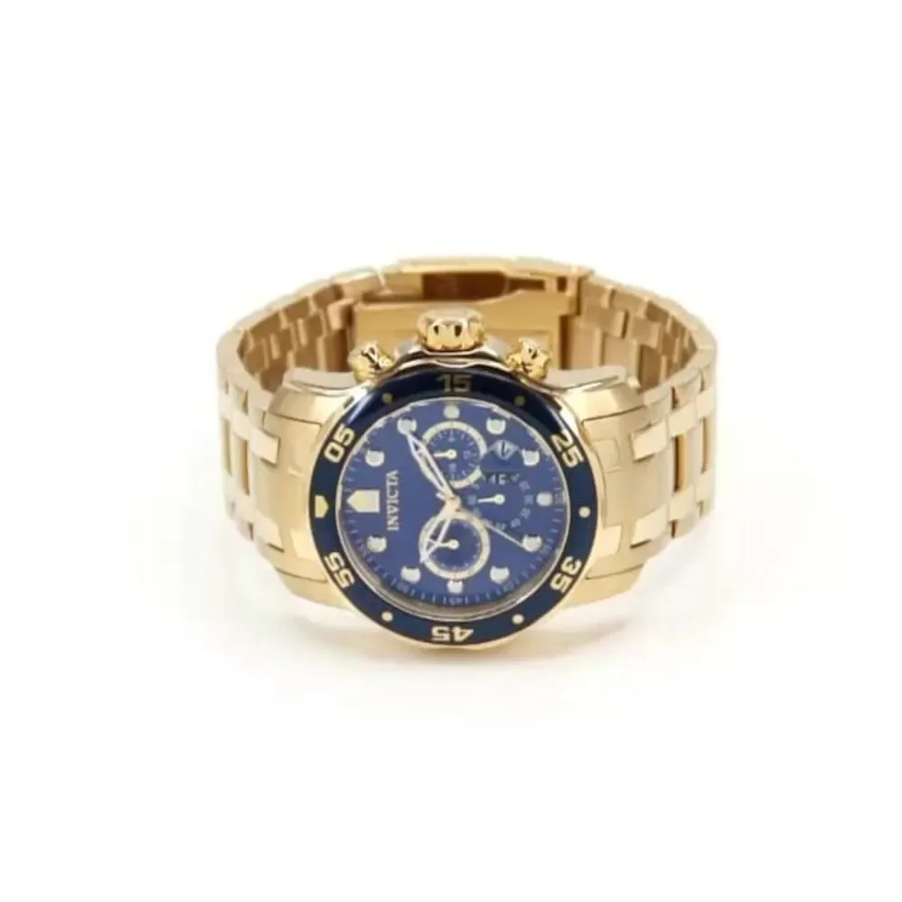 Invicta Pro Diver 0073 Chronograph 48mm Gold Blue Men’s Watch